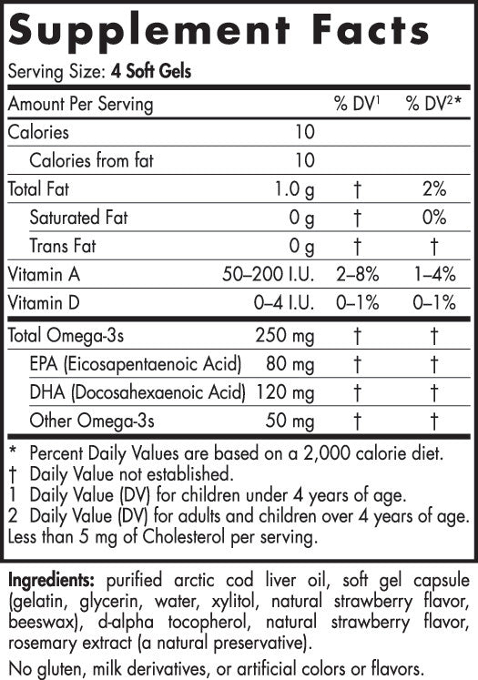 Children's DHA 250 mg 180 Softgels