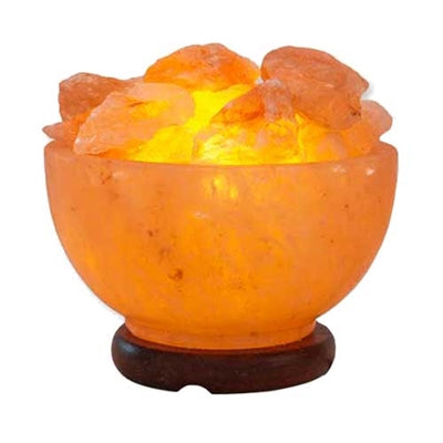 Himalayan Salt Bowl Of Fire Lamp