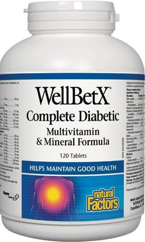 WellBetX Complete Diabetic MultiVitamin & Mineral Formula